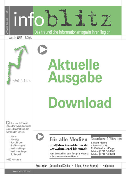 aktuelle infoblitz-Ausgabe